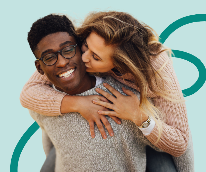 Couple healthy together